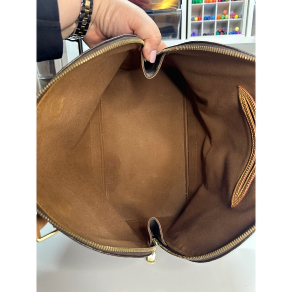 Women's Louis Vuitton Alma Handbag, 25, Brown - Picture 7 of 14